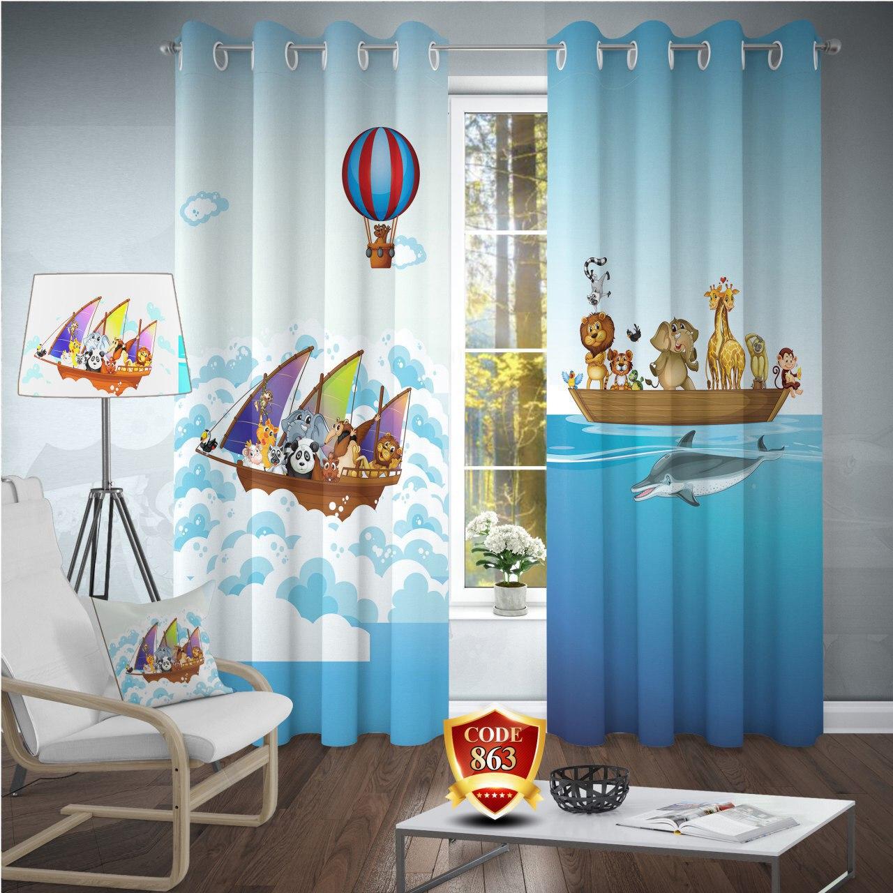 پرده اتاق کودک کد B120