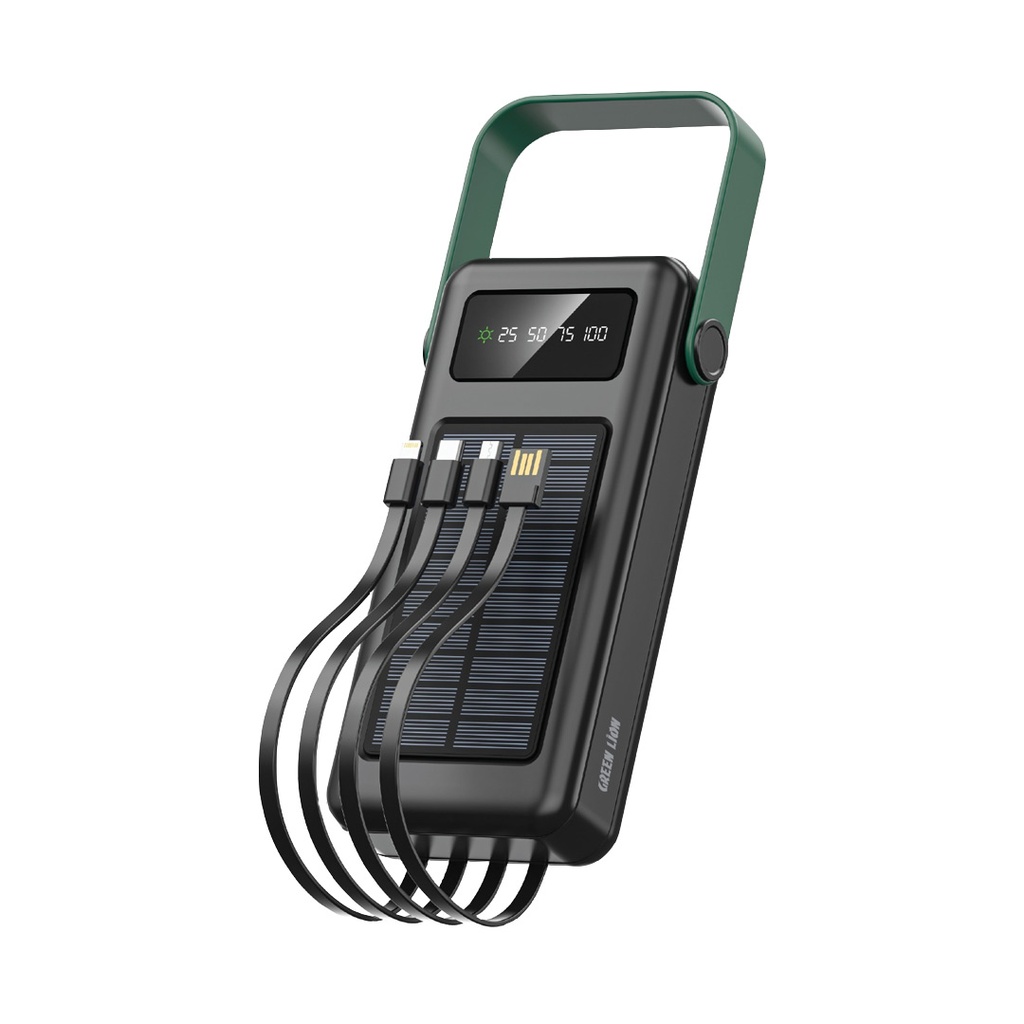 پاوربانک خورشیدی گرین لاین مدل Solar Max 30000mAh