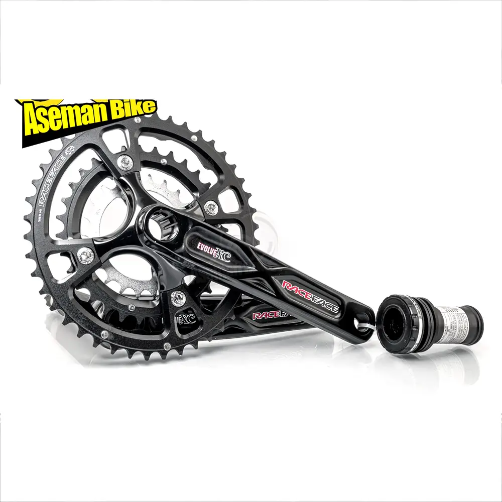 طبق قامه دوچرخه RACE FACE Evolve X Type T6 44X32X22T ریس فیس کانادا مدل ایولو تریپل اکس ۳ سرعته 22 و 32 و 44 دندانه Crankset Bicycle Triple 7075