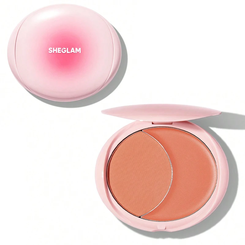 پالت رژگونه مدل Cheek 2 Cheek Blush Duo رنگ Peach Juice شیگلم