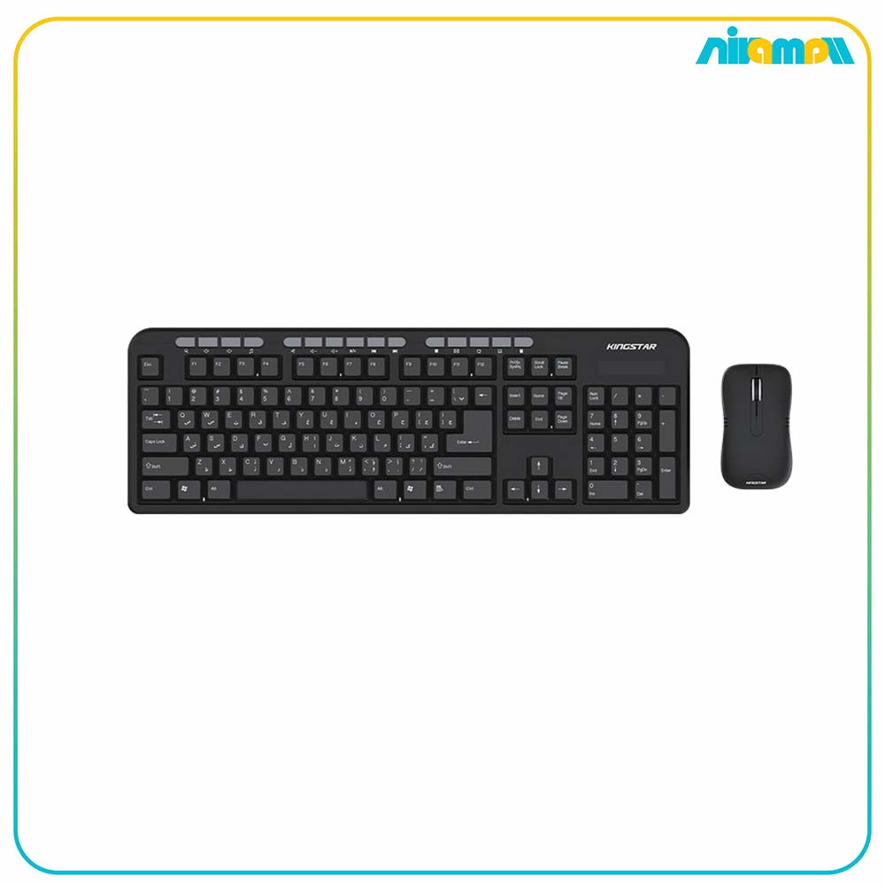 کیبورد بی سیم کمبو کینگ استار مدل KBM265W