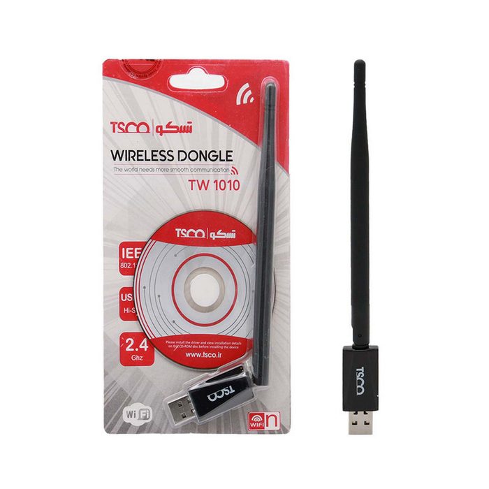کارت شبکه USB بی سیم تسکو | TSCO مدل TW 1010
