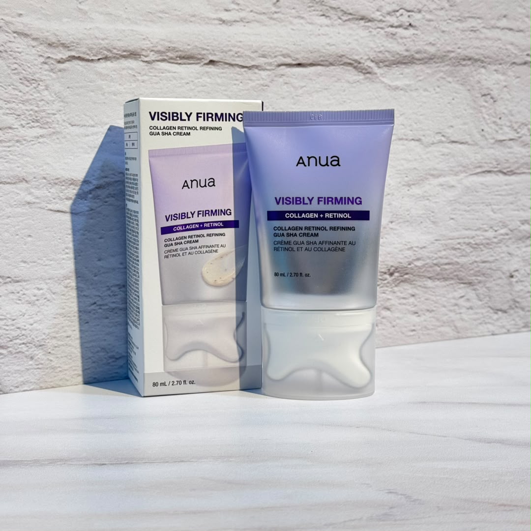 گواشا كرم کلاژن و رتينول آنوا ضد چروک، جوانساز و فرم دهنده 80 میل Anua Collagen + Retinol Refining Gua Sha Cream