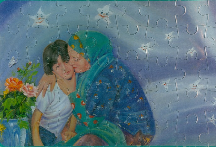 پازل کوچک محبت مادری