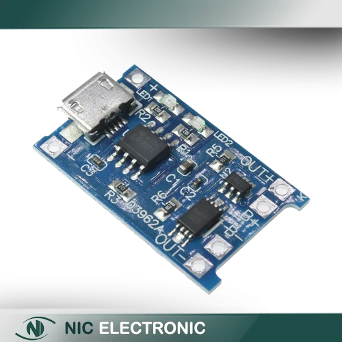ماژول شارژر + TC4056 MODULE