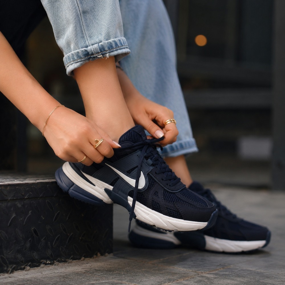 کتونی زنانه Nike مدل V2K رنگ سورمه ای (hm) کد SH466