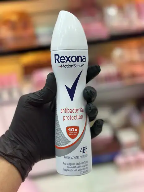 اسپری ضدتعریق زنانه رکسونا مدل Antibacterial Protection حجم ۲۰۰ میلیلیتر