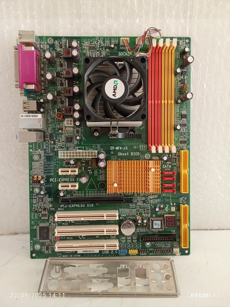 باندل مادربرد(DDR2)EPOXمدلEP-MF4-J3(استوک)