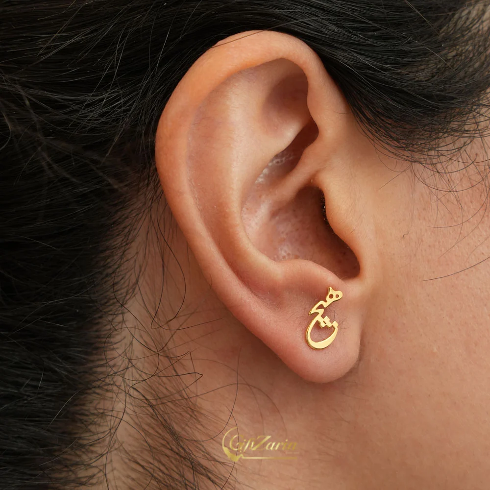 گوشواره طلا هیچ E114