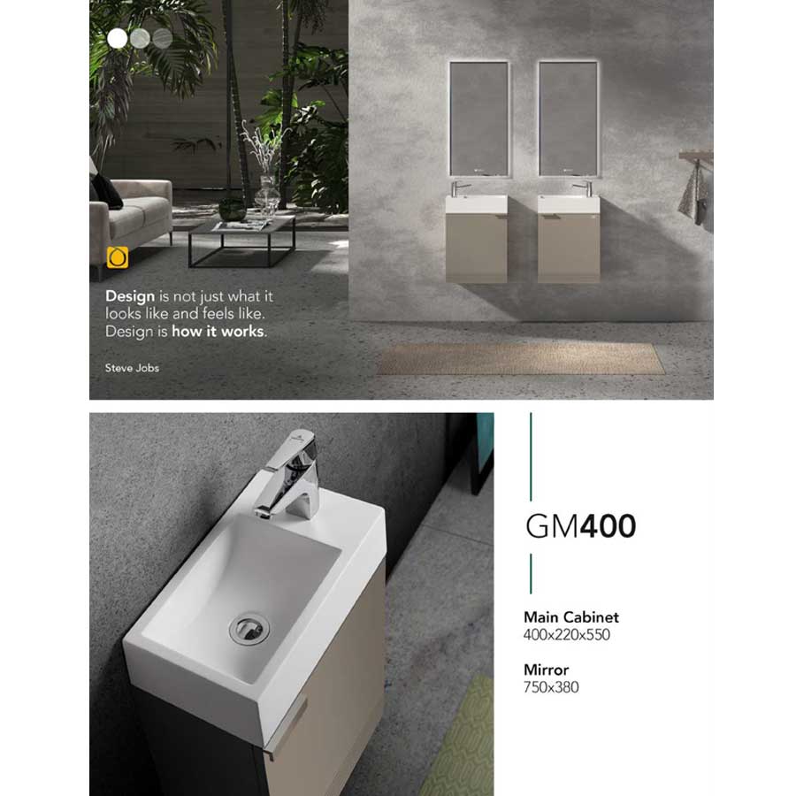 کابین روشویی رزتی مدل GM400