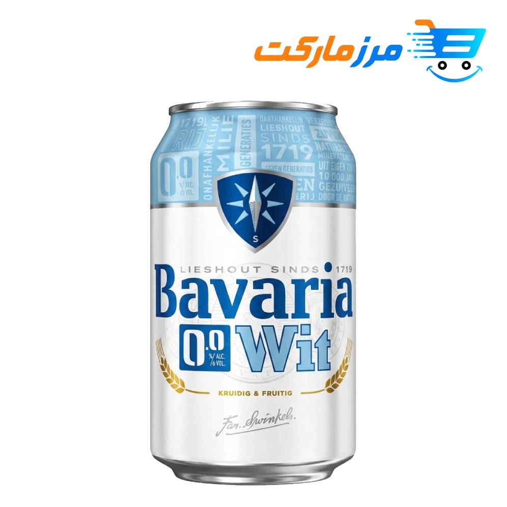 آبجو بدون الکل باوریا ویت (Wit) 320 میلیلیتر