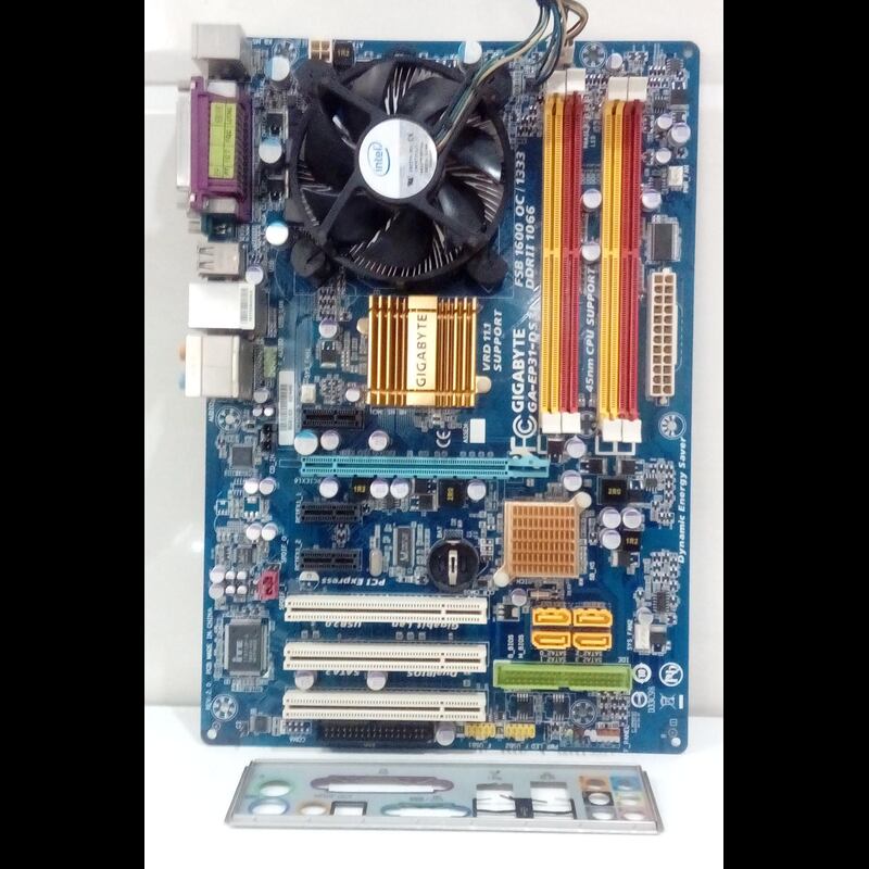 باندل مادربرد گیگابایت(DDR2)GA-EP31-DS3L-پورتSPDIF