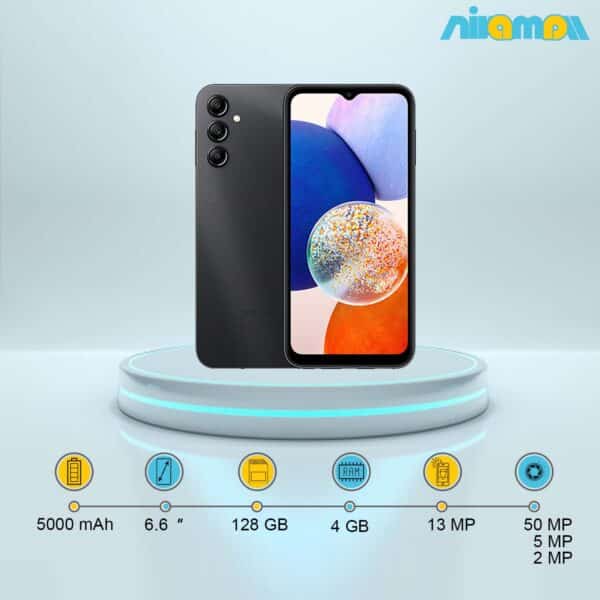 گوشی موبایل سامسونگ مدل Galaxy A14 دو سیم کارت ظرفیت 128 گیگابایت و رم4 گیگابایت