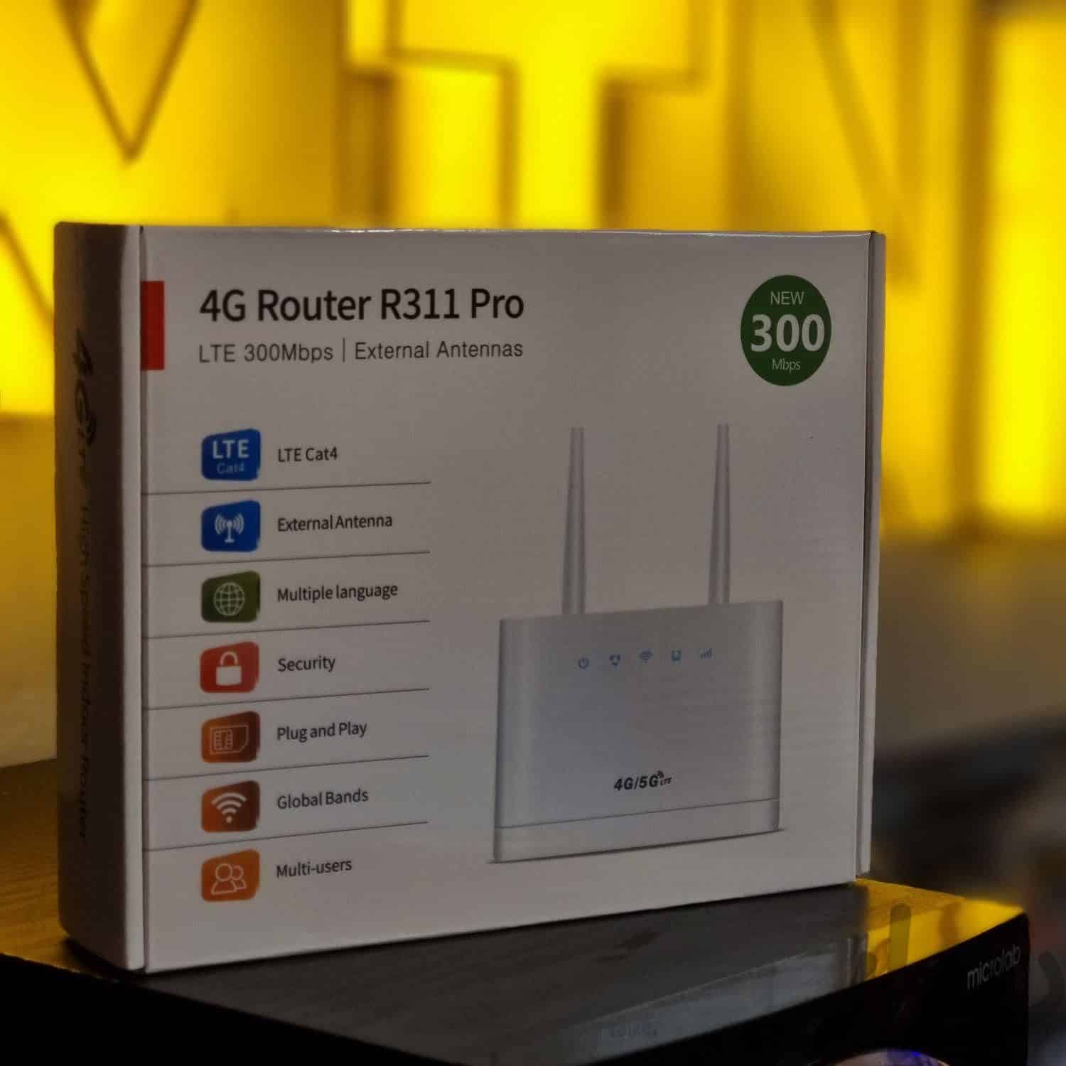 مودم سیمکارتی آنلاک پشتیبانی از تمام سیمکارتها Hilink R311 pro 4G LTE