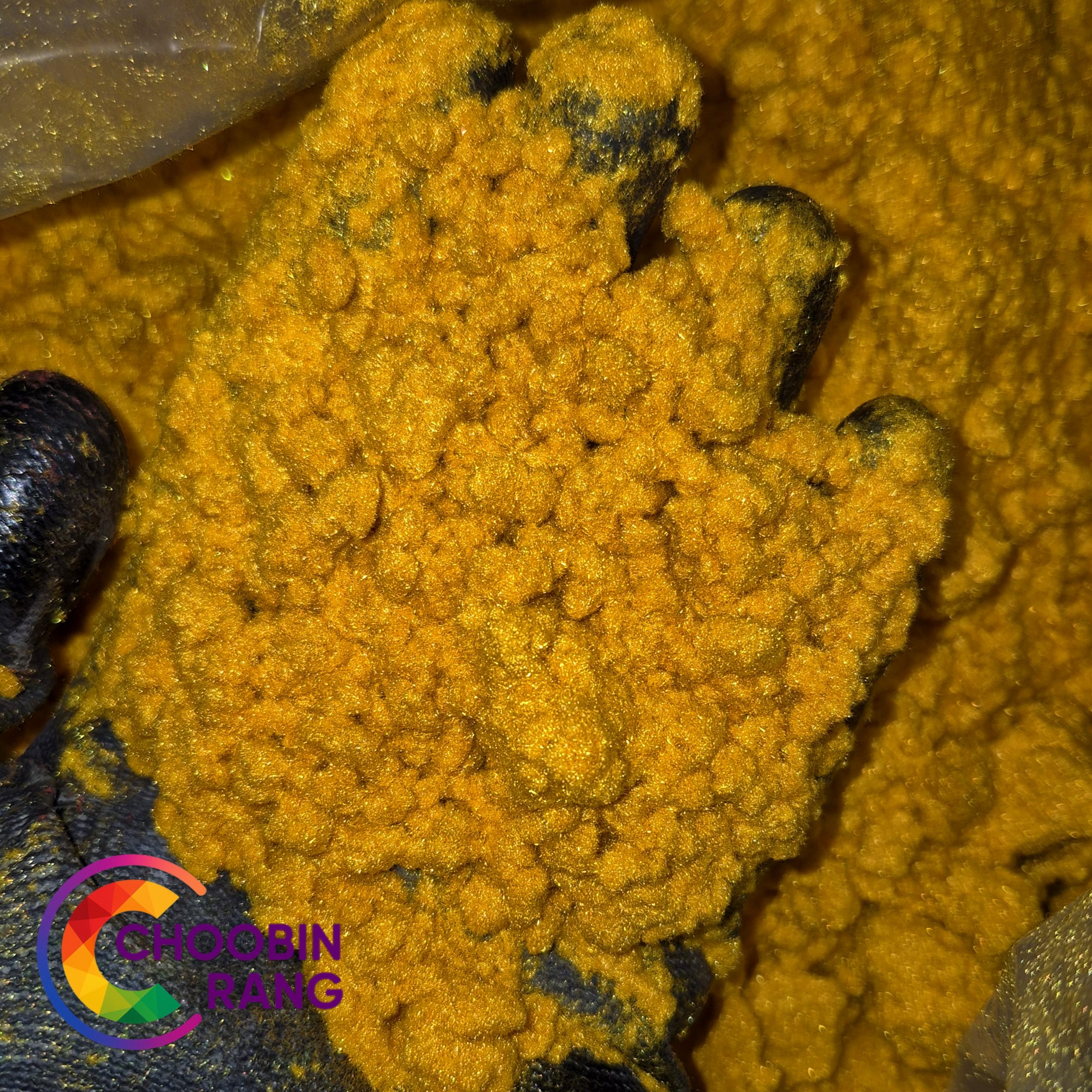 پودر مخمل طلایی تیره / اکر 100 گرمی