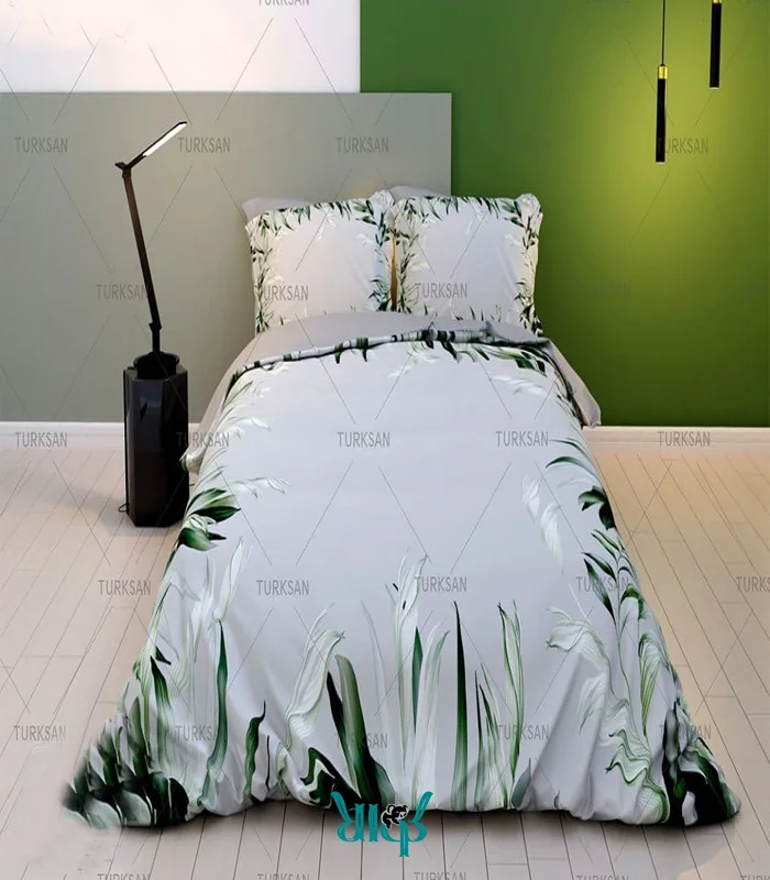 روتختی سفید طرح برگ کد d387