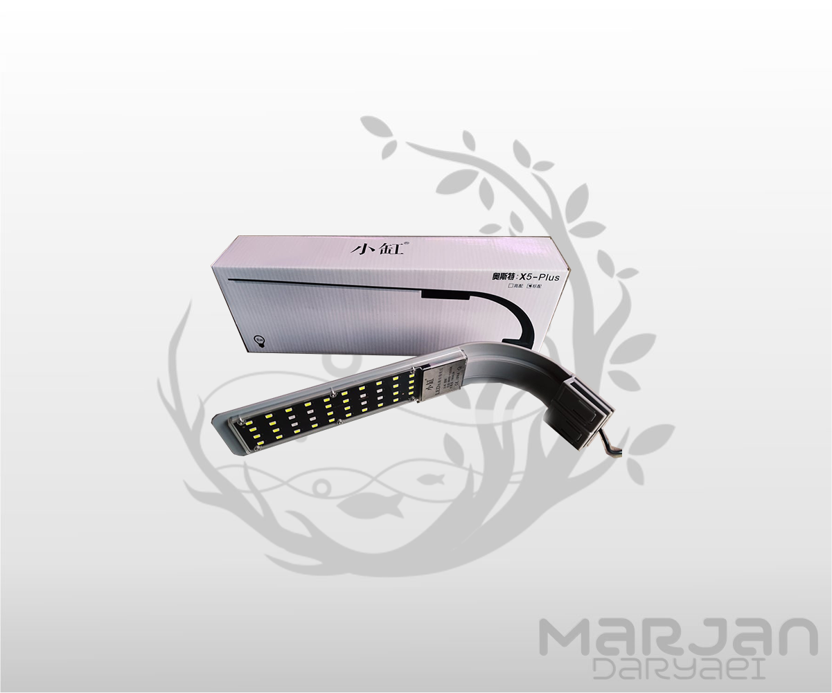 نور ال ای دی آکواریوم چند رنگ گیره ای XRمدل X5m-PLUS8W