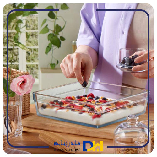 ظرف پیرکس مربع برجام