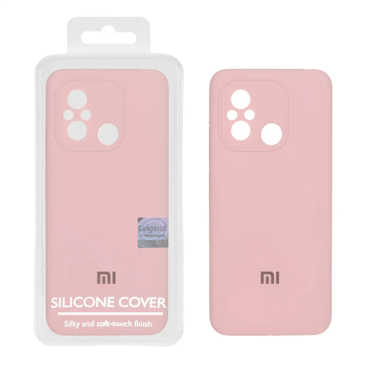 قاب سیلیکونی پاک کنی اورجینال Master Quality مدل Xiaomi Redmi 12C  (پک دار)