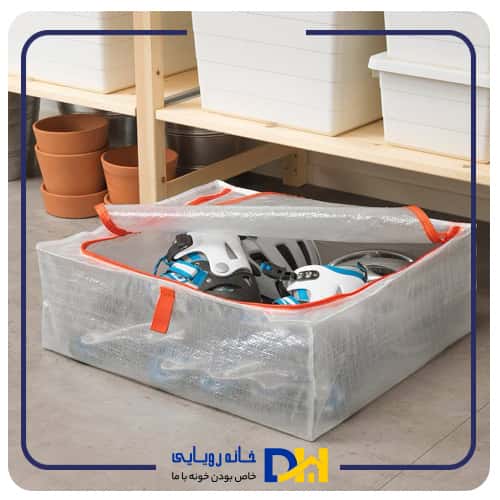باکس نظم دهنده زیپ نارنجی ایکیا PÄRKLA