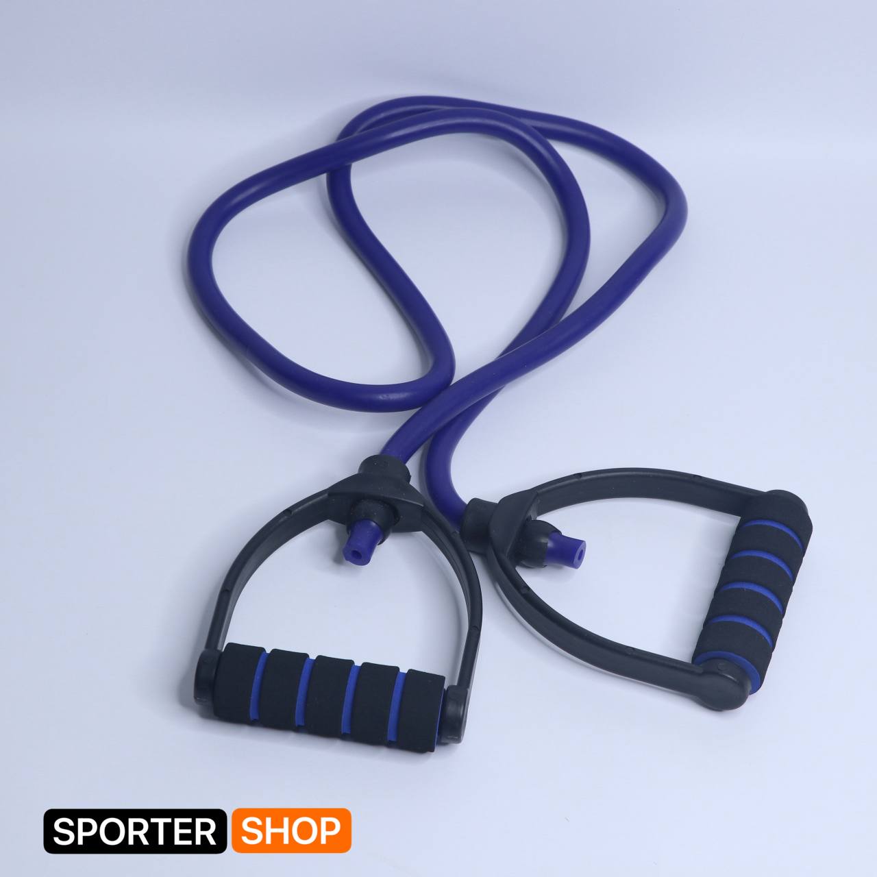 کش بدنسازی دسته دار GYM PRO رنگ آبی (مقاومت 3)