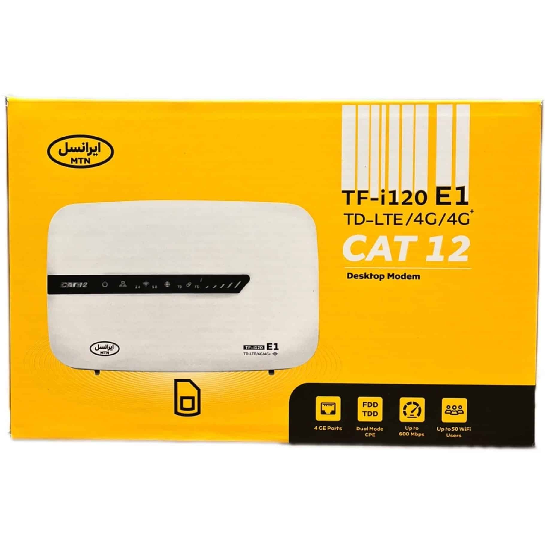 مودم ایرانسل 4G/TD-LTE TF-i120 E1