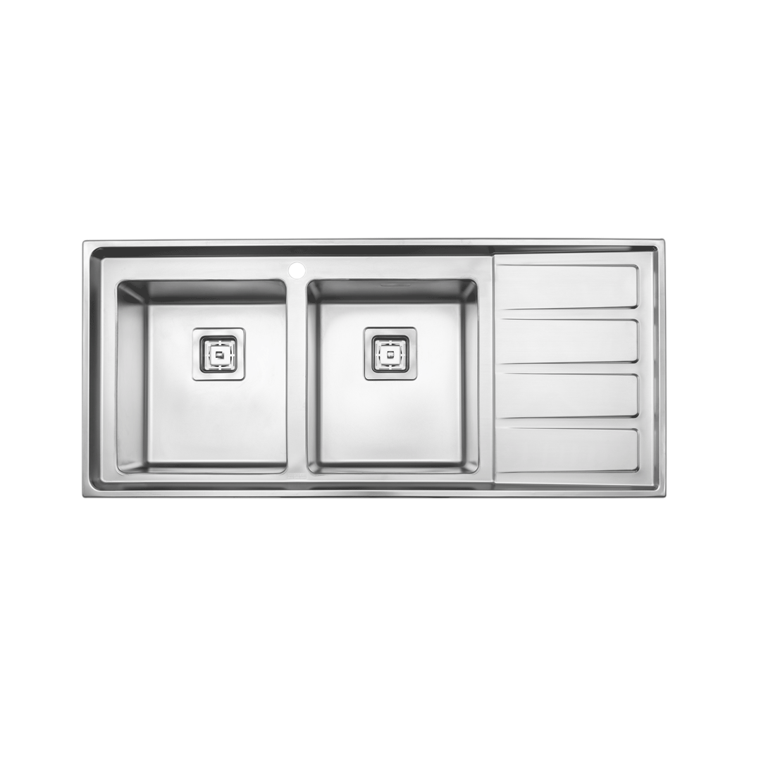 سینک دو لگنه فانتزی 951 توکار - استیل البرز