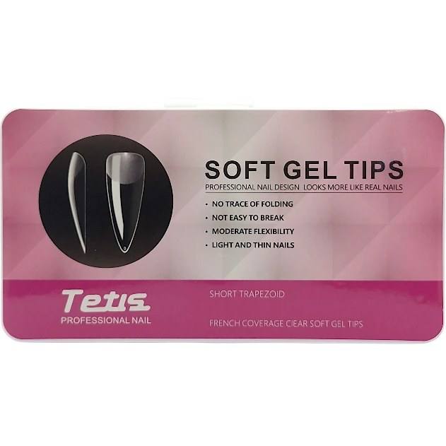 ژل تیپس کاشت ناخن تتیس Tetis | مدل بادامی