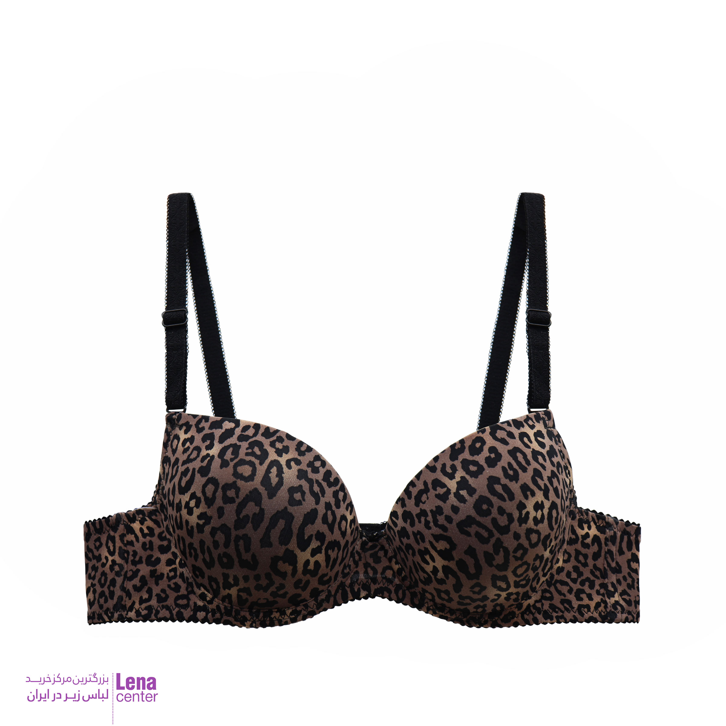 سوتین زنانه ابری جکدار پلنگی - 85B