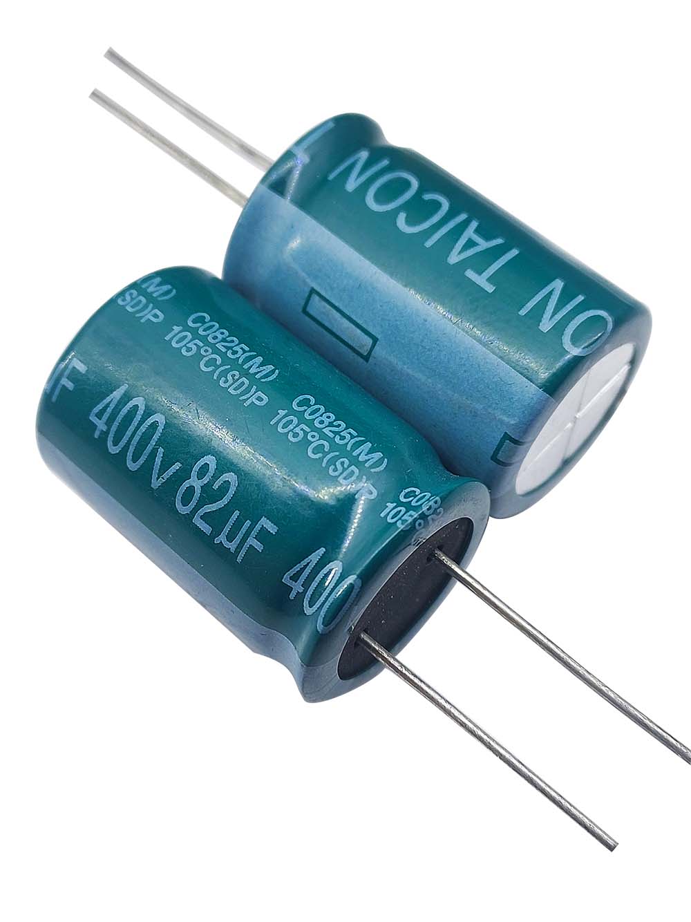 خازن الکترولیتی 400V / 82UF | TAICON (SD)P 18mmx27mm
