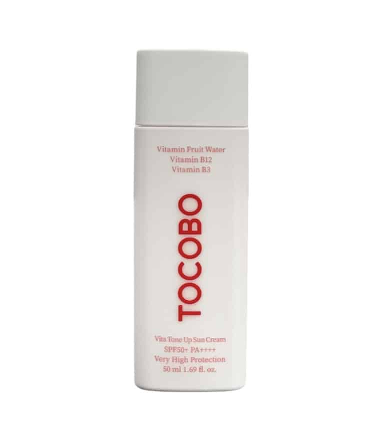 کرم ضد آفتاب تون آپ ضد لک ویتامینه توکوبو 50 میل Tocobo Vita Tone Up Sun Cream