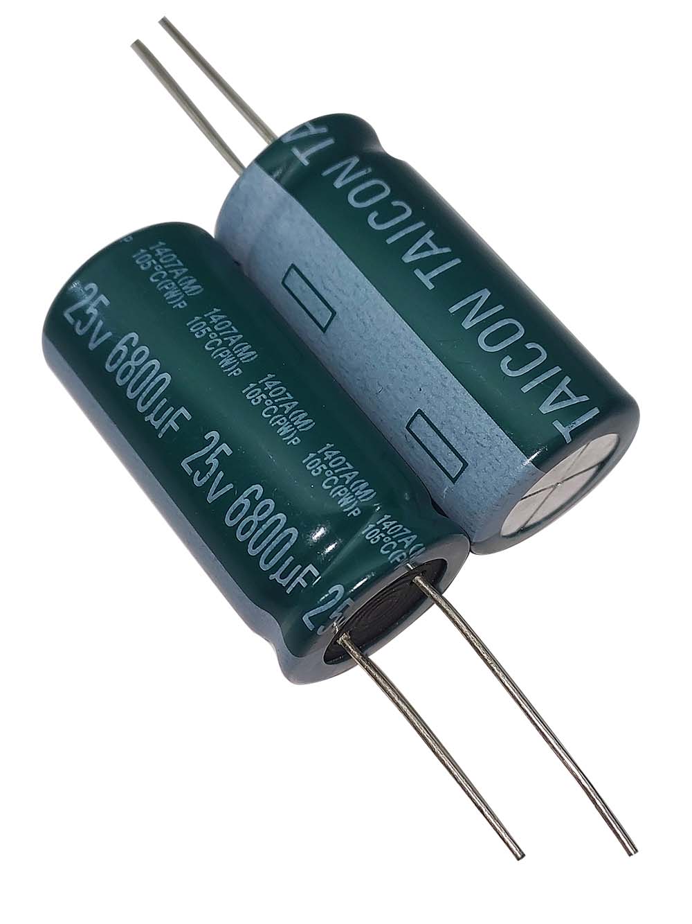خازن الکترولیتی 25V / 6800UF | TAICON PZ(PW) 18mmx37mm