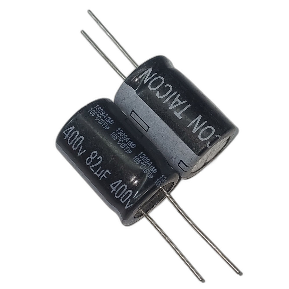 خازن الکترولیتی 400V / 82UF | TAICON P(BY) 18mmx26mm