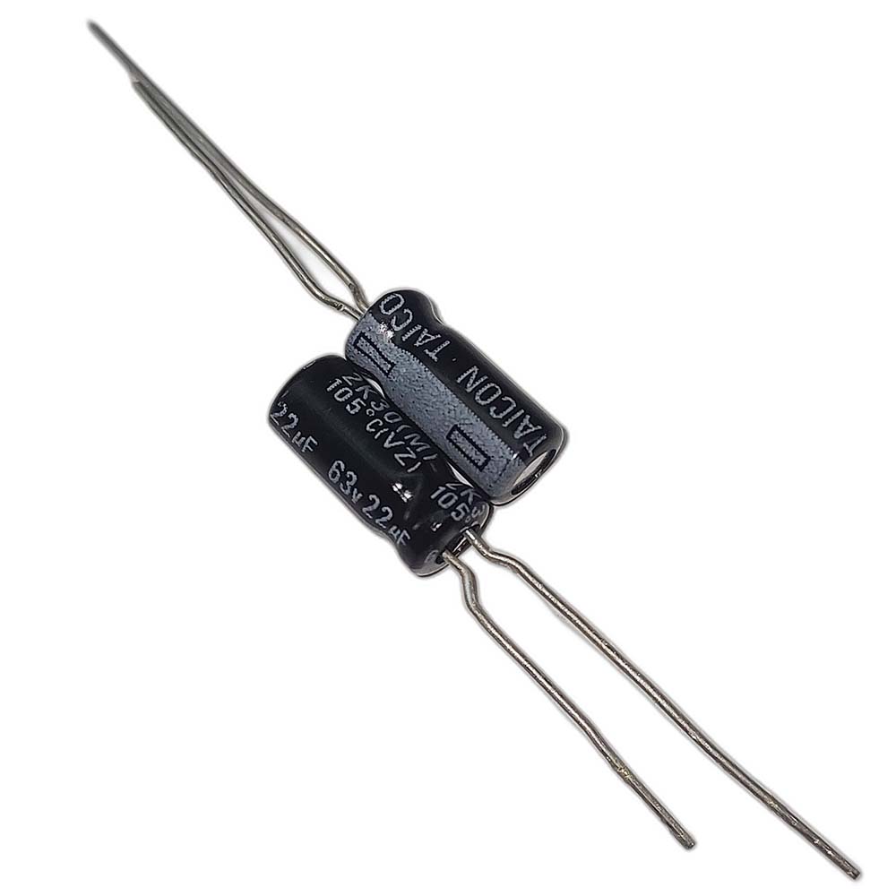 خازن الکترولیتی 63V / 22UF | TAICON P(VZ) 5mmx11.5mm