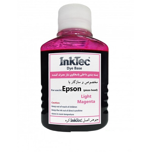 جوهر 100ml اینکتک داخلی قرمز روشن اپسون Inktec 100ml ink Epson light magenta