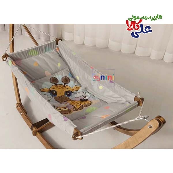 گهواره سنتی تاشو 2 طنابه ویکی تسترون دانینی danini
