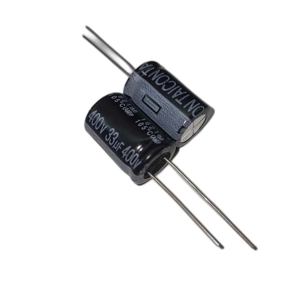 خازن الکترولیتی 400V / 33UF | TAICON P(AM) 12.5mmx19mm