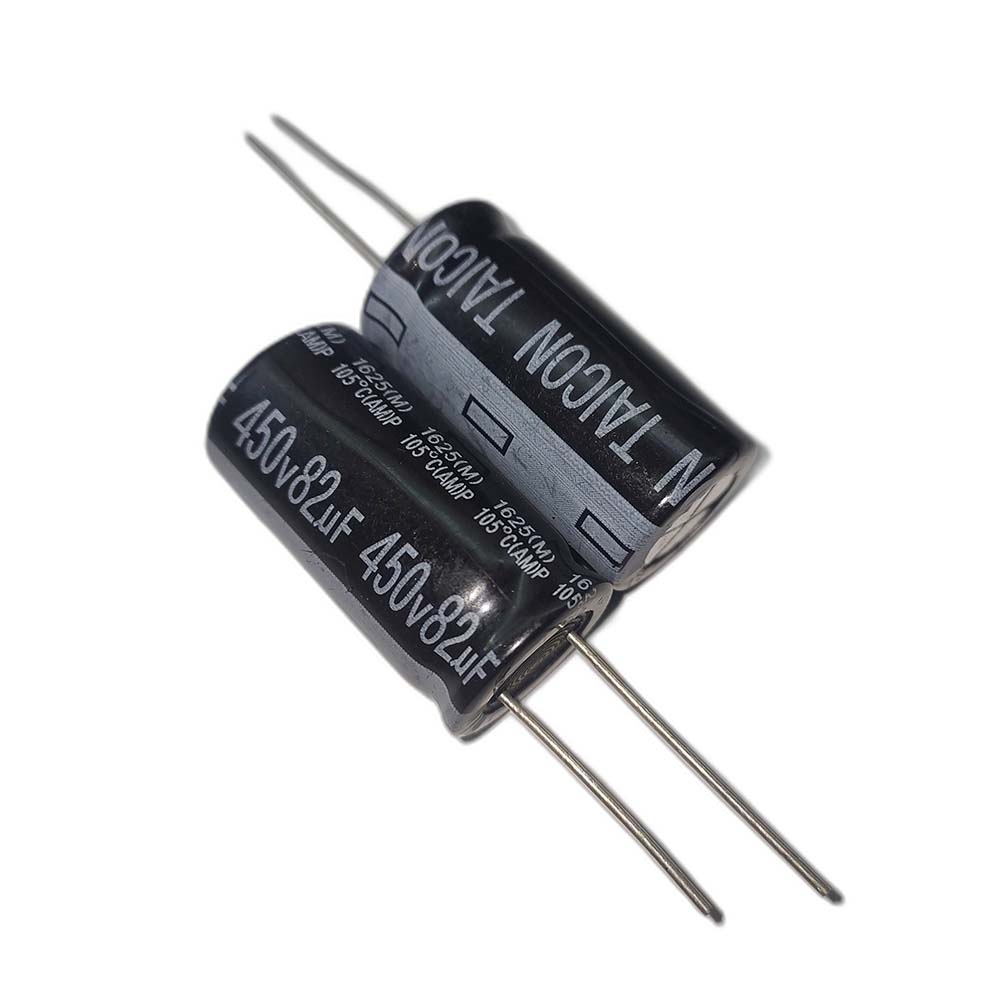 خازن الکترولیتی 450V / 82UF | TAICON P(AM) 16mmx31mm
