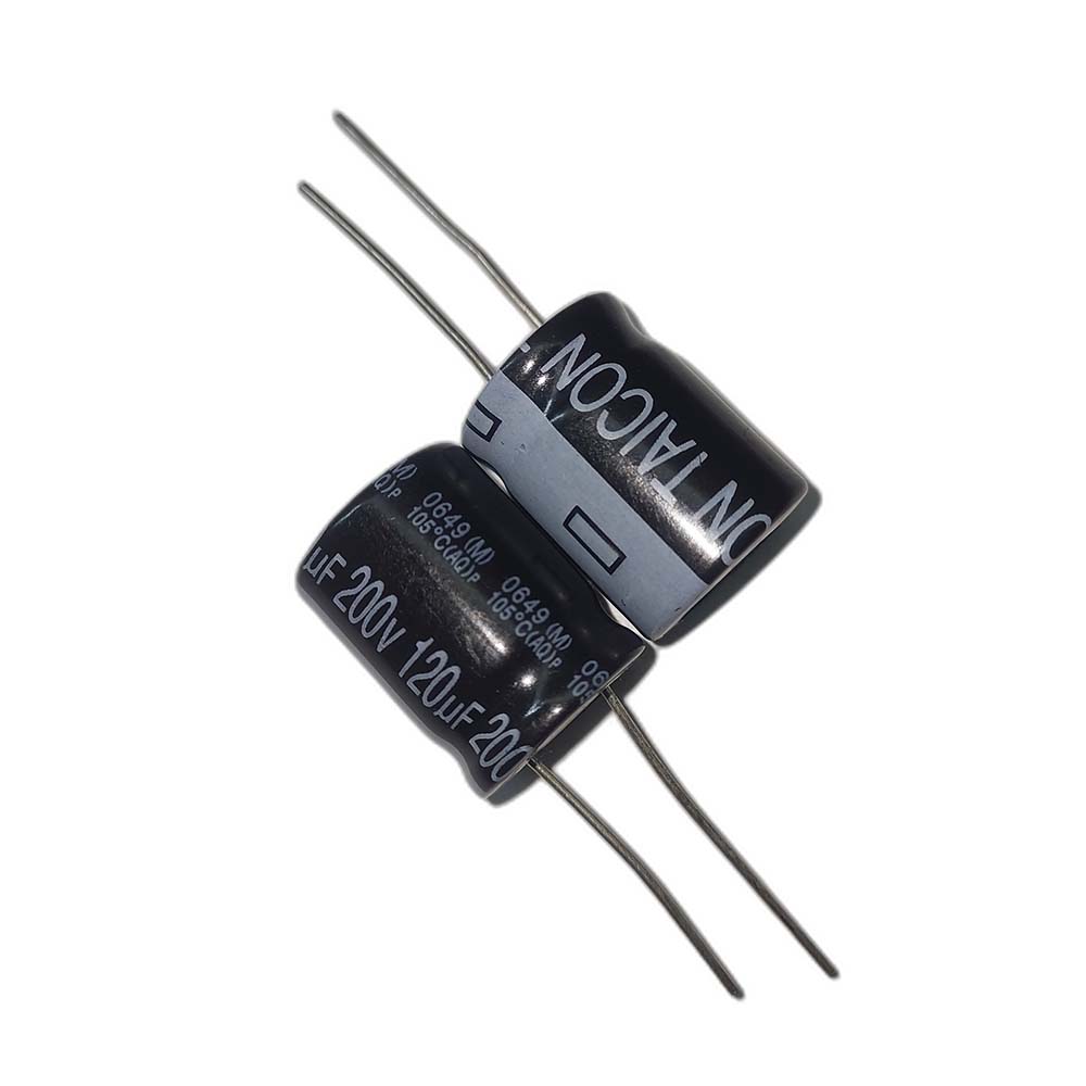 خازن الکترولیتی 200V / 120UF | TAICON P(AQ) 16mmx21mm