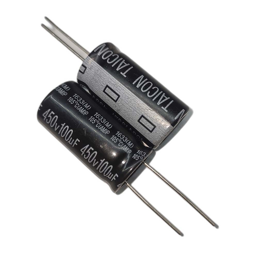 خازن الکترولیتی 450V / 100UF | TAICON P(AM) 16mmx31mm