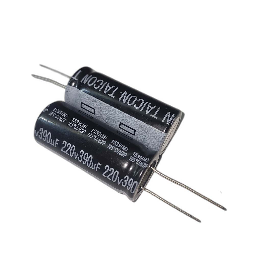 خازن الکترولیتی 220V / 390UF | TAICON P(AQ) 18mmx41.5mm