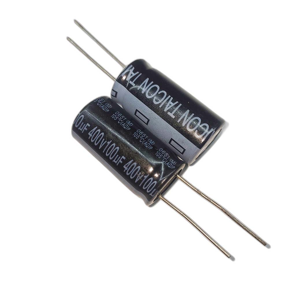 خازن الکترولیتی 400V / 100UF | TAICON P(AQ) 16mmx31mm