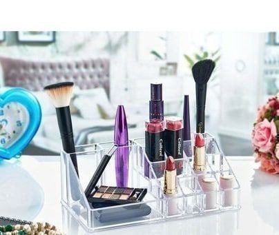 استند لوازم آرایشی رومیزی اکرولیک رویه اصلی | Acrylic Makeup Organizer