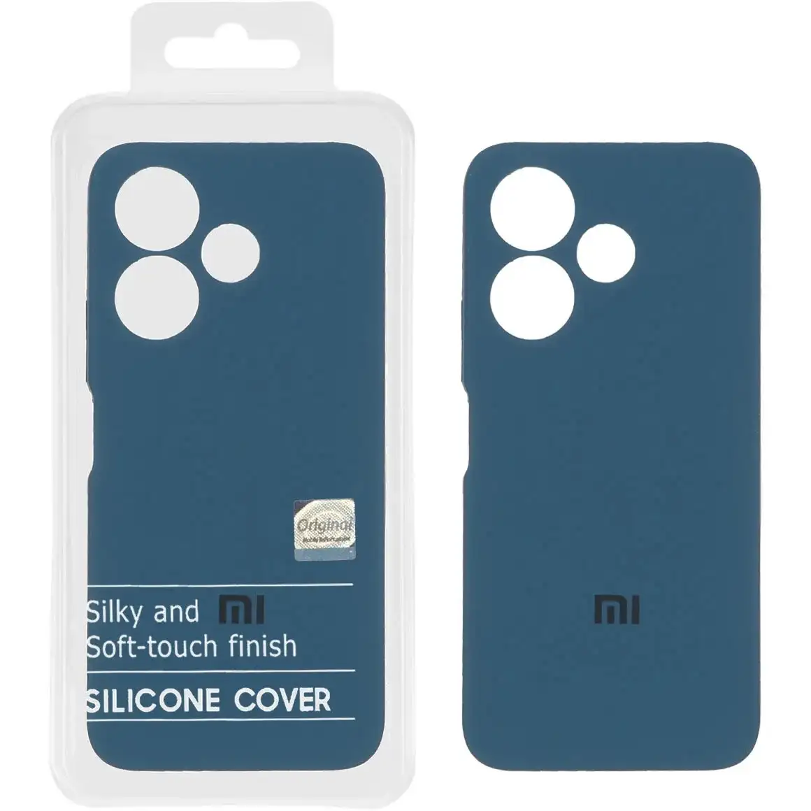 قاب سیلیکونی پاک کنی اورجینال Master Quality مدل Xiaomi Redmi 13X / Redmi 13 4G / Poco M6 4G (پک دار) - سبز کله غازی