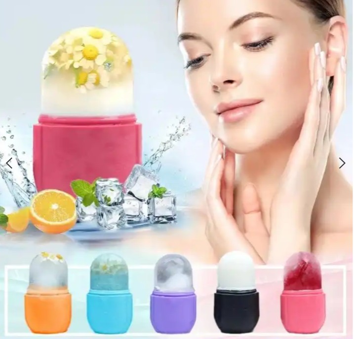 ماساژور یخی سیلیکونی صورت، آیس رولر