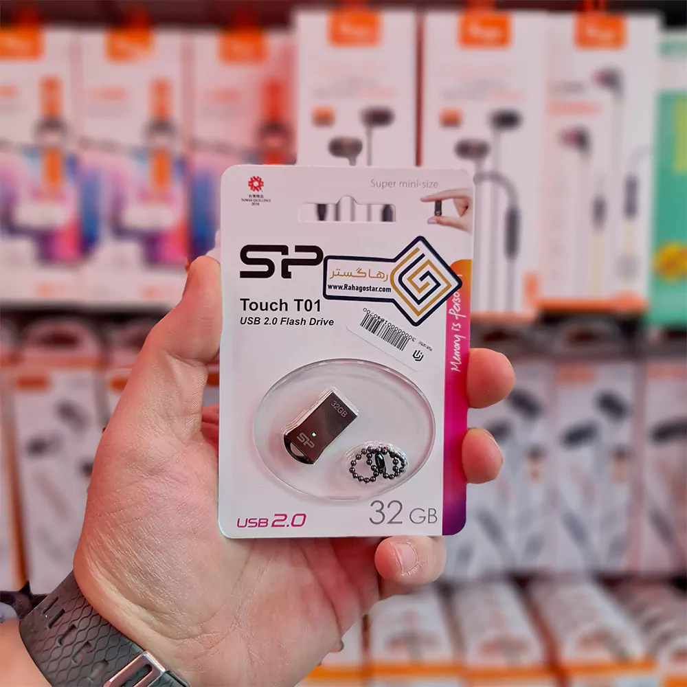 فلش مموری سیلیکون پاور (Silicon Power) مدل (T01) – 32GB