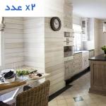 دیوارپوش فومی طرح چوب بسته 2 عددی