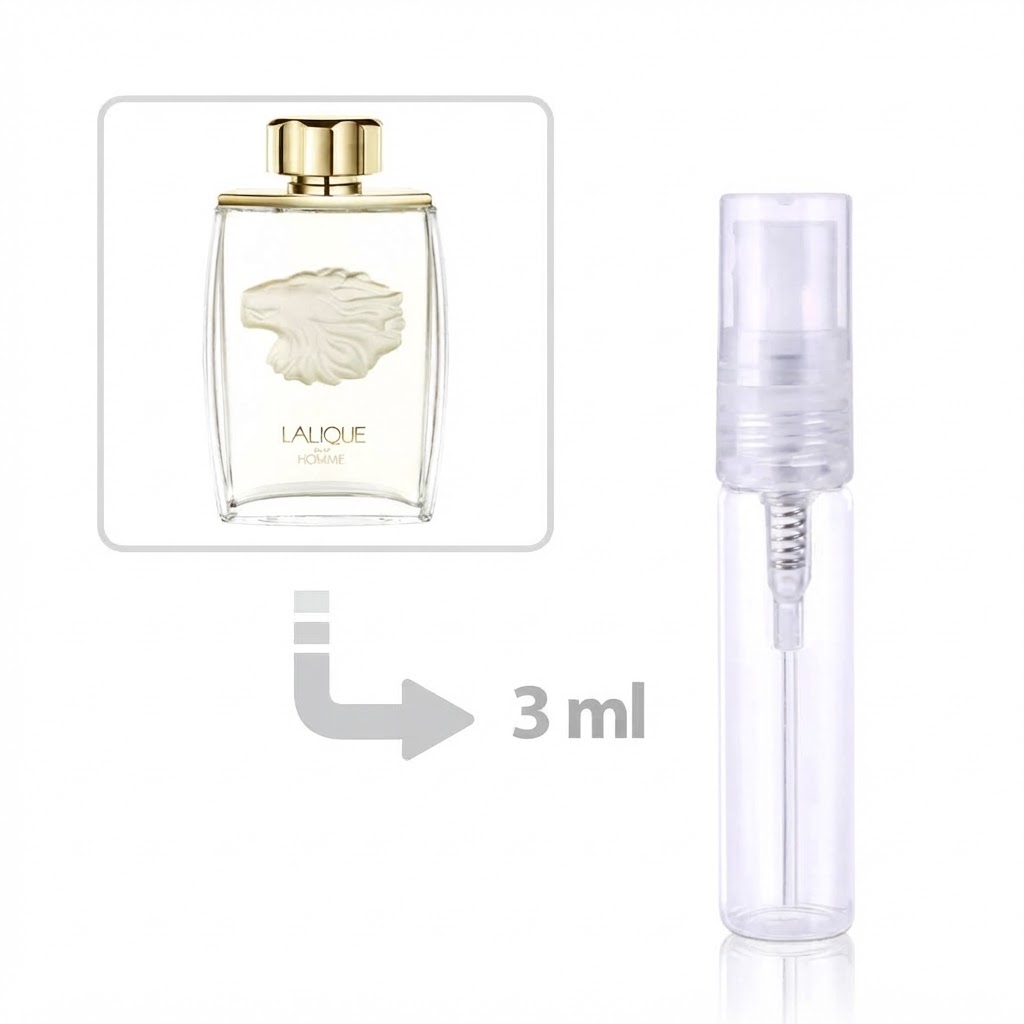 عطر و ادکلن لالیک پورهوم ادو پرفیوم (لالیک شیر) | Lalique Pour Homme - 3 میل
