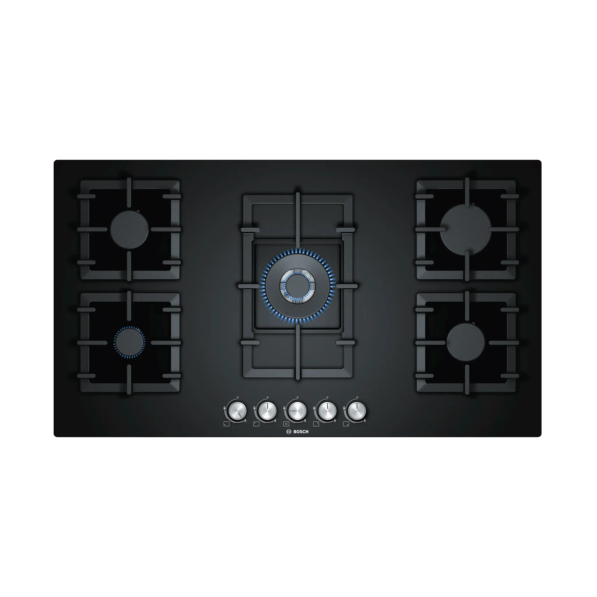 اجاق گاز صفحهای بوش مدل PPQ شیشهای | Bosch PPQ Built-in Glass Gas Hob
