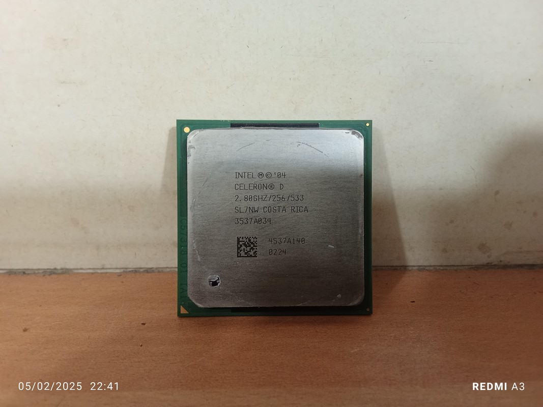 سی پی یو اینتل مدل CELERON 2.8 GHZ - سوکت 478 -استوک